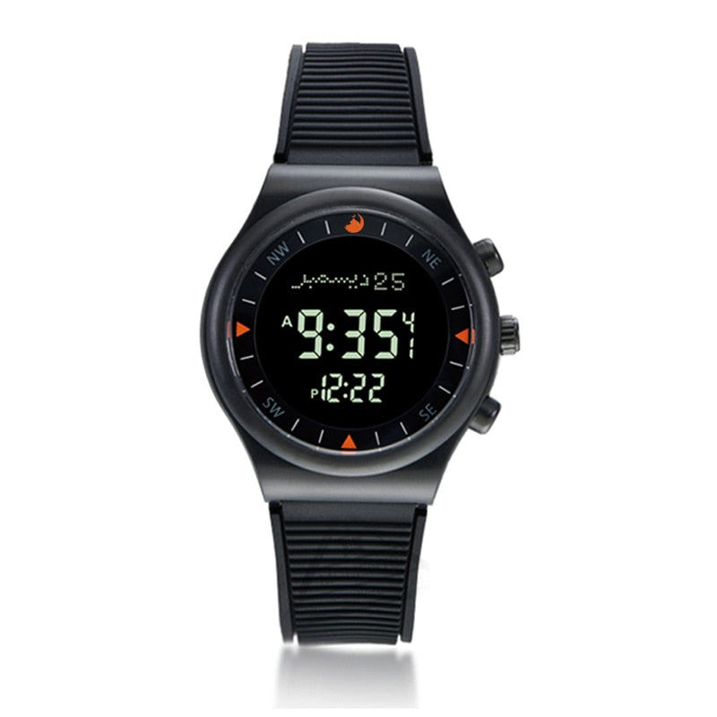 Al-Harameen Digitale Horloge Plastic Siliconen Band