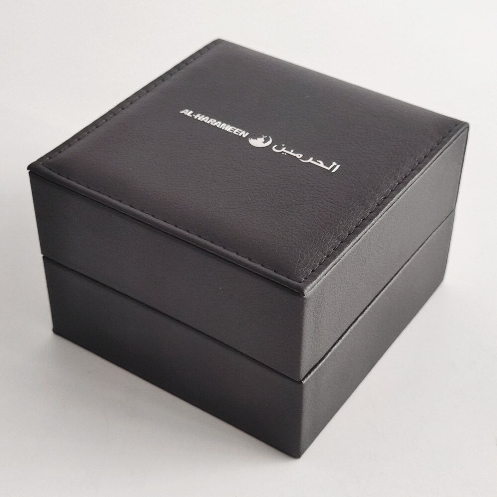 Al-Harameen Hybride Horloge RVS Leren Band